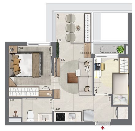 2 dorms - decorado - 42m².png